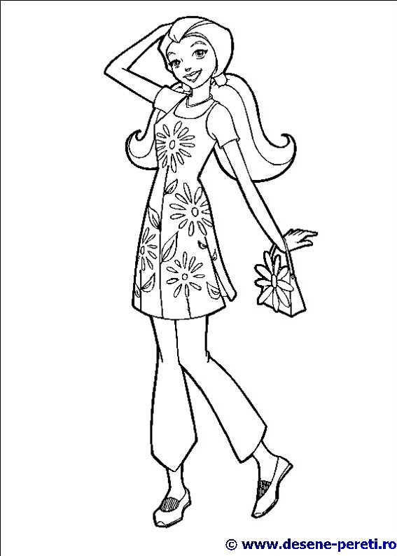 totally spies desene colorat